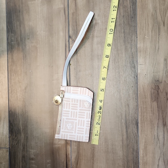 Anne Klein white and tan crossbody purse handbag 3 inner pockets li9n logo - Picture 12 of 15